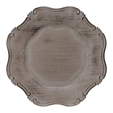 Sousplat Corinto Taupe