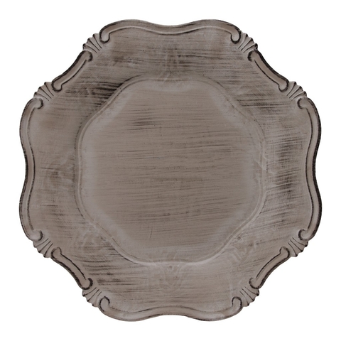 Sousplat Corinto Taupe