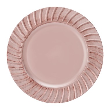 Sousplat Dorico Rose Gold Antique