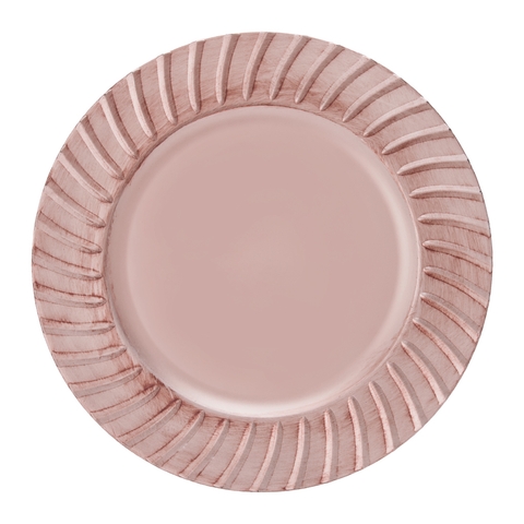 Sousplat Dorico Rose Gold Antique