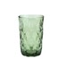 Conjunto 6 Copos Alto de Vidro Diamond Verde 350ml