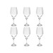 Conjunto 6 Taças Cristal P/ Vinho Tinto Elisa 350ml