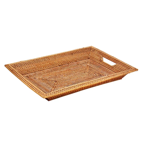 Bandeja Rattan Retangular