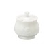 Açucareiro C/Colher Porcelana Super White Queen