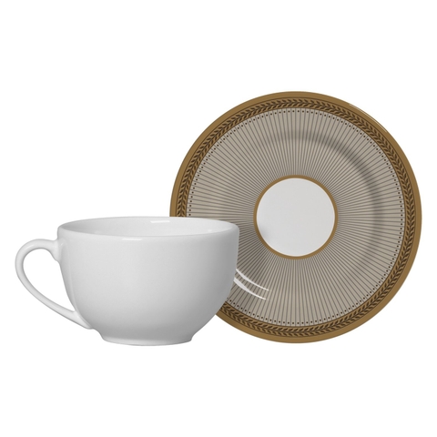 Xicara com Pires Celebrate Fendi Premium