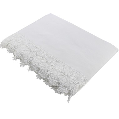 Toalha de Mesa Retangular Esther Guipir 8 Lugares