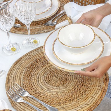 Jogo Americano Avulso Detroit Straw