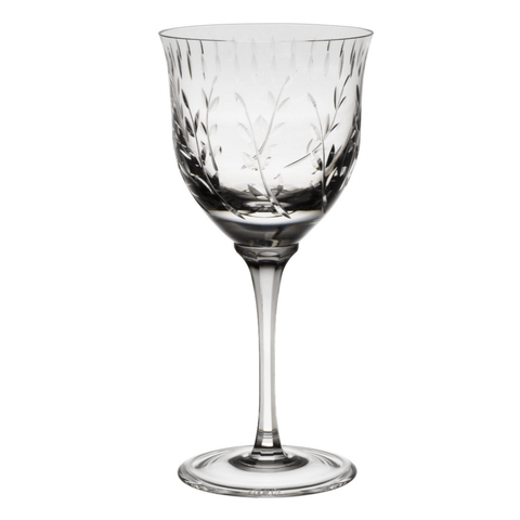 Taça Cristal Lapidado Ramos Strauss P/água 520ml