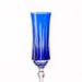 Taça Cristal Lapidado 66 P/Champagne Azul Escuro 210ml