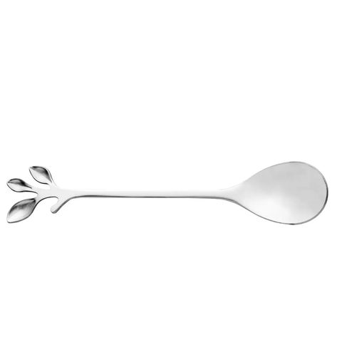 Conjunto 4 Colheres Aço Inox P-Chá Leaves Prateado