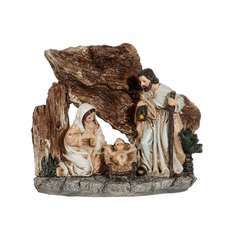 Presépio Polires Gruta Sagrada Família