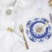 Xicara com Pires de Porcelana Porto P/Chá com Filete em Ouro 24k