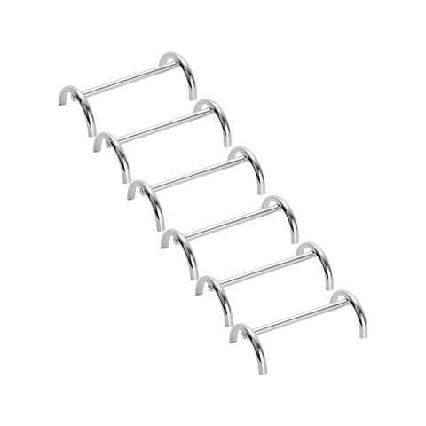 Kit 6 Peças Descanso para Talher Prata