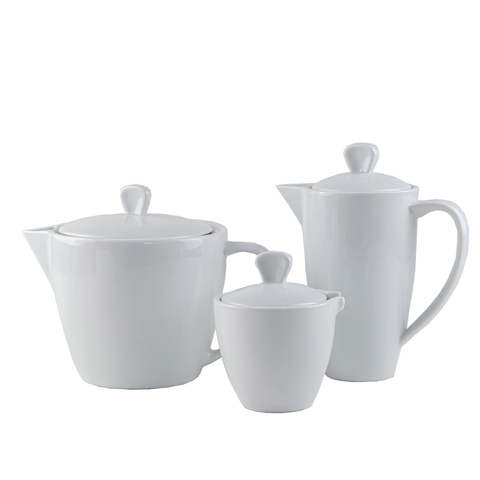 Kit 3 Peças P/Cha e Café Porcelana Versa