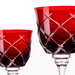Taça Cristal Lapidado 33 P/Vinho Tinto Vermelho 370ml