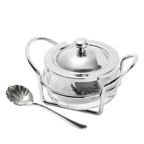 Açucareiro Prata C/Colher Italy