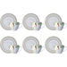 Conjunto 6 Xícaras e 6 Pires P/Café de Porcelana Bela Fauna