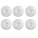 Conjunto 6 Pratos Sobremesa de Porcelana Bela Fauna