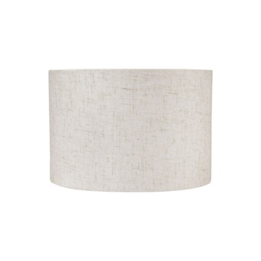 Cupula Abajur Cilindrica 30x20cm Cru