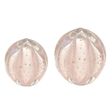 Kit 2 Esferas de Murano P e M Senna Jade Rosa