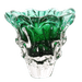 Vaso Murano Huaraz Verde Folha