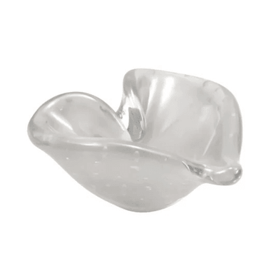 Porta Objetos Murano Coração Quartzo Perola