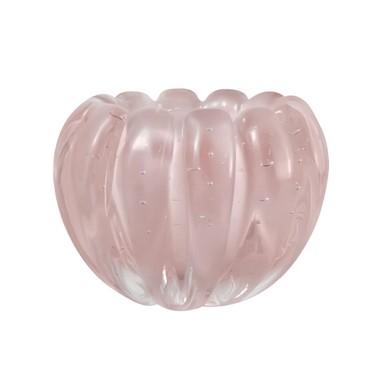 Cachepot Murano Liceu Pp Jade Rosa