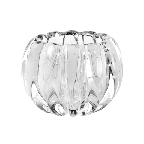 Cachepot Murano Liceu Pp Cristal