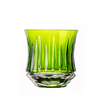 Copo Cristal Lapidado 66 Whisky Verde Claro 325ml