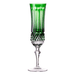 Taça Cristal Lapidado P/Champagne Mozart 69 Verde Escuro 210ml