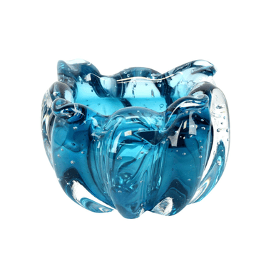 Cachepot Murano Gouda Aqua Marine