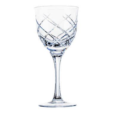 Taça Cristal Lapidado 33 P/Vinho Tinto Incolor 370ml