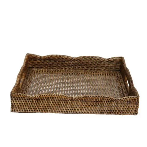 Bandeja de Rattan Vishnu Grande