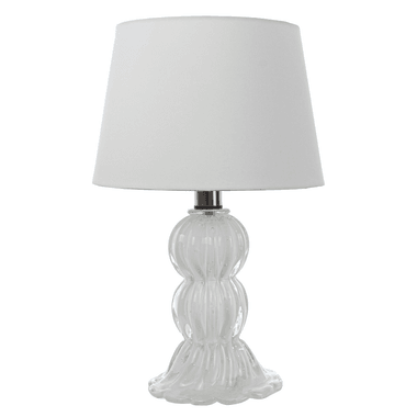 Abajur Murano Siena Quartzo Perola