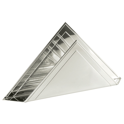 Porta Guardanapo Prata Triangular com Friso St James