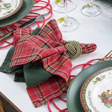 Guardanapo Avulso Tartan Natal