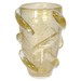 Vaso Murano Stick G Cristal com Ouro 24k