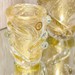 Vaso Murano Stick G Cristal com Ouro 24k