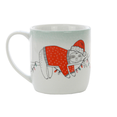 Caneca de Porcelana Natal Bicho Preguiça