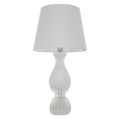 Abajur Murano Louvre M Quartzo Perola