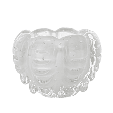 Cachepot Murano Fioresi Quartzo Perola