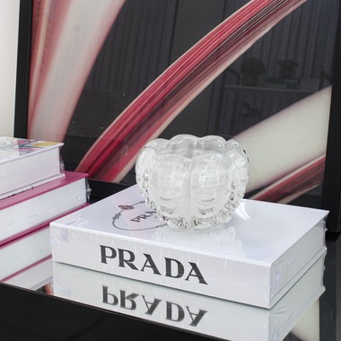 Cachepot Murano Fioresi Quartzo Perola