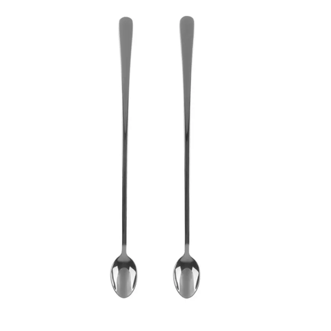 Conjunto 2 Colheres Aço Inox Bailarina Preto