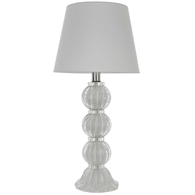 Abajur Murano Versailles Quartzo Perola