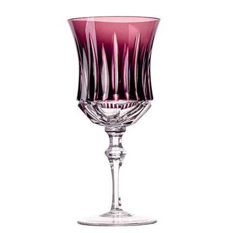 Taça Cristal Lapidado 66 P/água Ametista 400ml