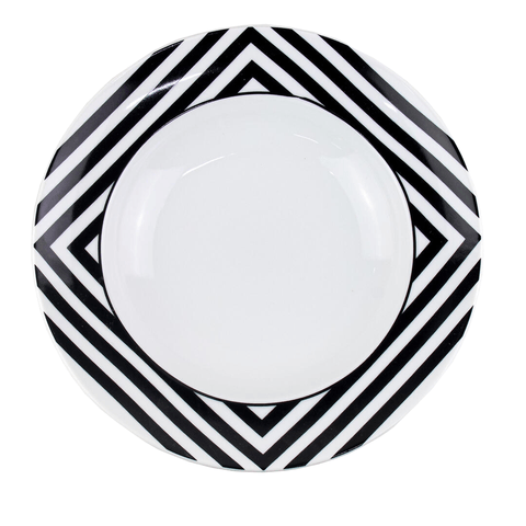 Prato Fundo de Porcelana Versa Atlantica