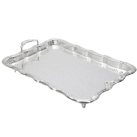 Bandeja Retangular de Zamac Casablanca Média