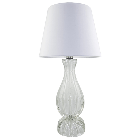 Abajur Murano Pietra Quartzo Perola