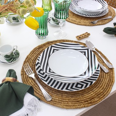 Prato Fundo de Porcelana Versa Atlantica