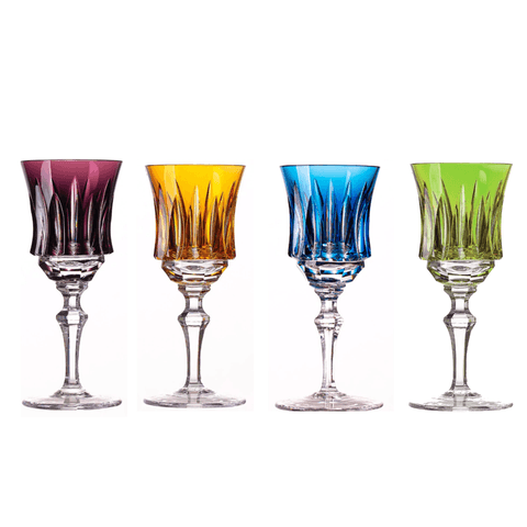 Kit 4 Taças Cristal Lapidado 66 Licor 80ml